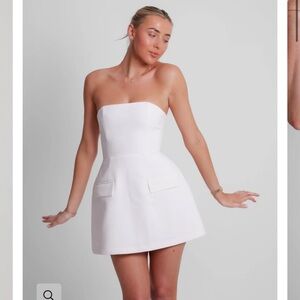 Odd Muse - The Ultimate Muse Strapless Dress | White